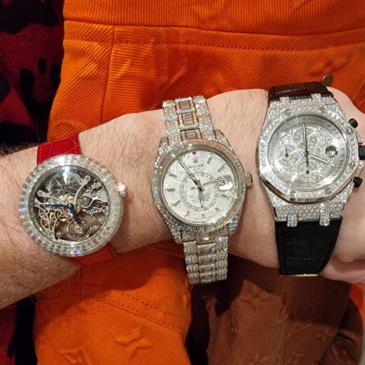 RichardHeartWin's tweet photo. Which diamonds do you like better? #Rolex #AudemarsPiguet or #Jacobandco? https://t.co/blKm4nDIWh