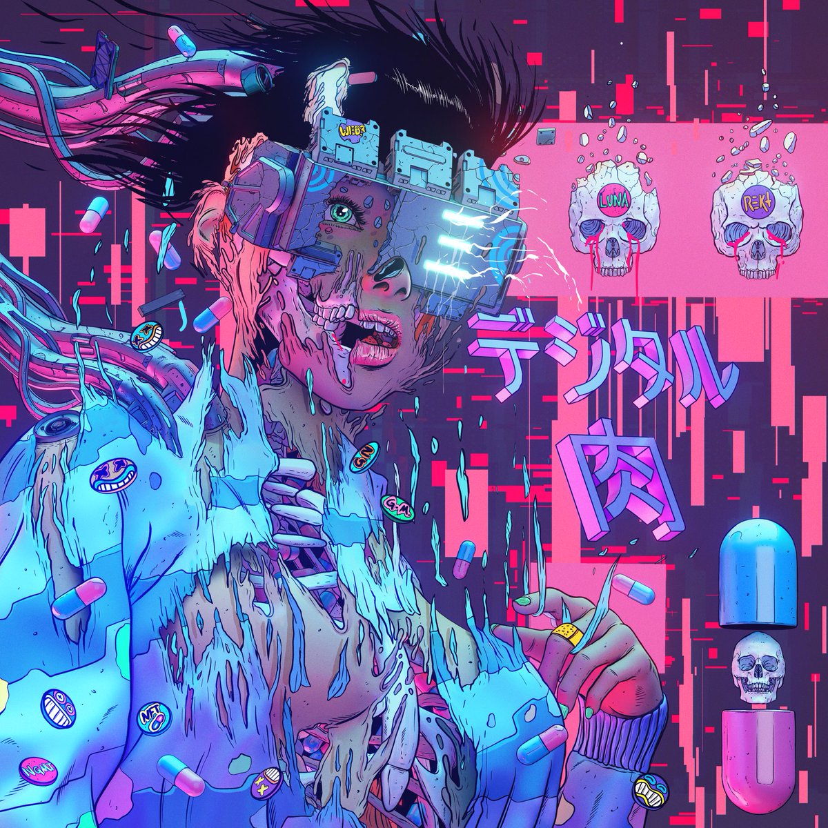 Digital Flesh bleeds in web3 when skin is in the gam Ξ 🔻🩸