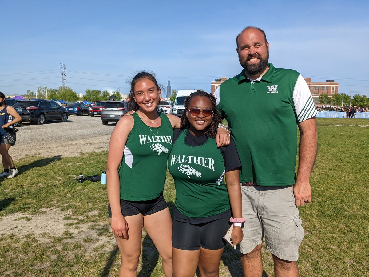 2 state qualifiers: AYANA in the shot and Carla in the disc. Way to go Broncos!