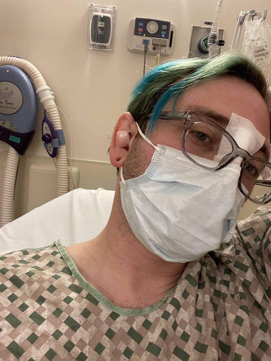 HeyMistaJ's tweet photo. @NADDPod @eaxford @JakeHurwitz @caldy thanks for being hilarious enough to combat pre anesthesia anxiety. About to start episode 56 before I take a short rest. https://t.co/MaTQfg3rgL