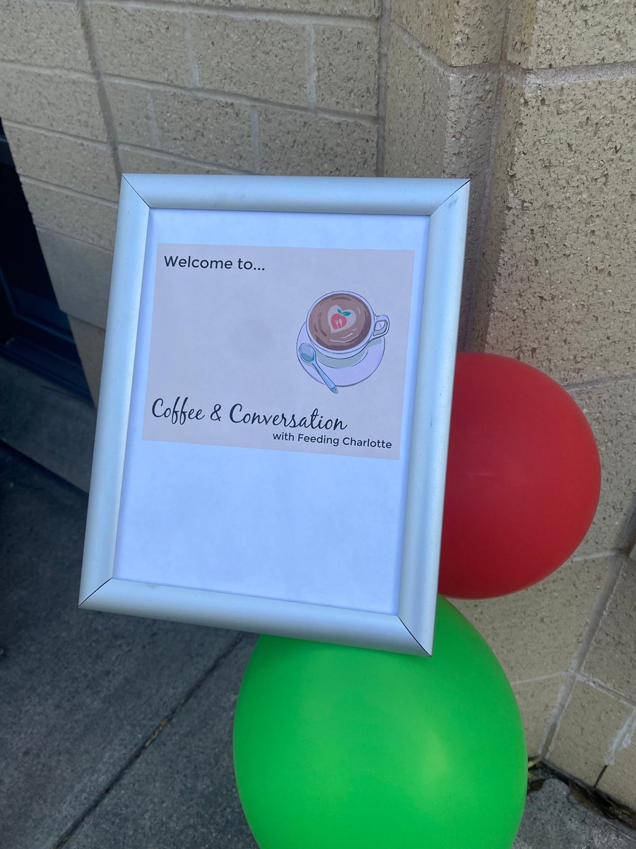 SVPCLT's tweet photo. "Food is Love, Not Waste"  
Great to start our morning by supporting @FeedingClt with their Coffee &amp; Conversation fundraiser! If you care about #climatechange and #foodinsecurity, this organization is doing AWESOME work and growing their impact.  Get Involved today! https://t.co/iX6rV3ddir