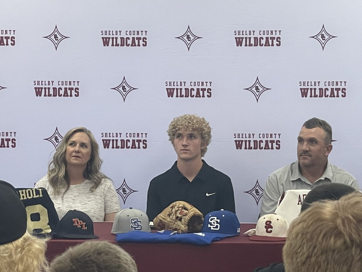 Shelby County High School Athletics (@schs_wildcats) on Twitter photo Congratulations <a href="/ConnorAderholt/">Connor Aderholt</a> on signing to <a href="/sneadstatecc/">Snead State</a> Congratulations <a href="/ConnorAderholt/">Connor Aderholt</a> on signing to <a href="/sneadstatecc/">Snead State</a>