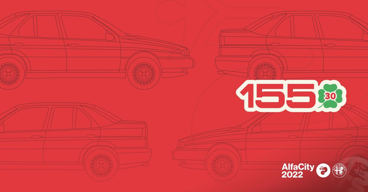 alfaamore's tweet photo. Idén 30 éves az Alfa Romeo 155! 🎂 AlfaCityben megkeressük a legszebb hazai példányt! 🤘

Jegyek: https://t.co/m10UEvD7GO https://t.co/FbC436wom2