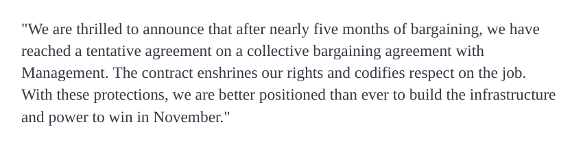 WisDems Organizing Union tweet media