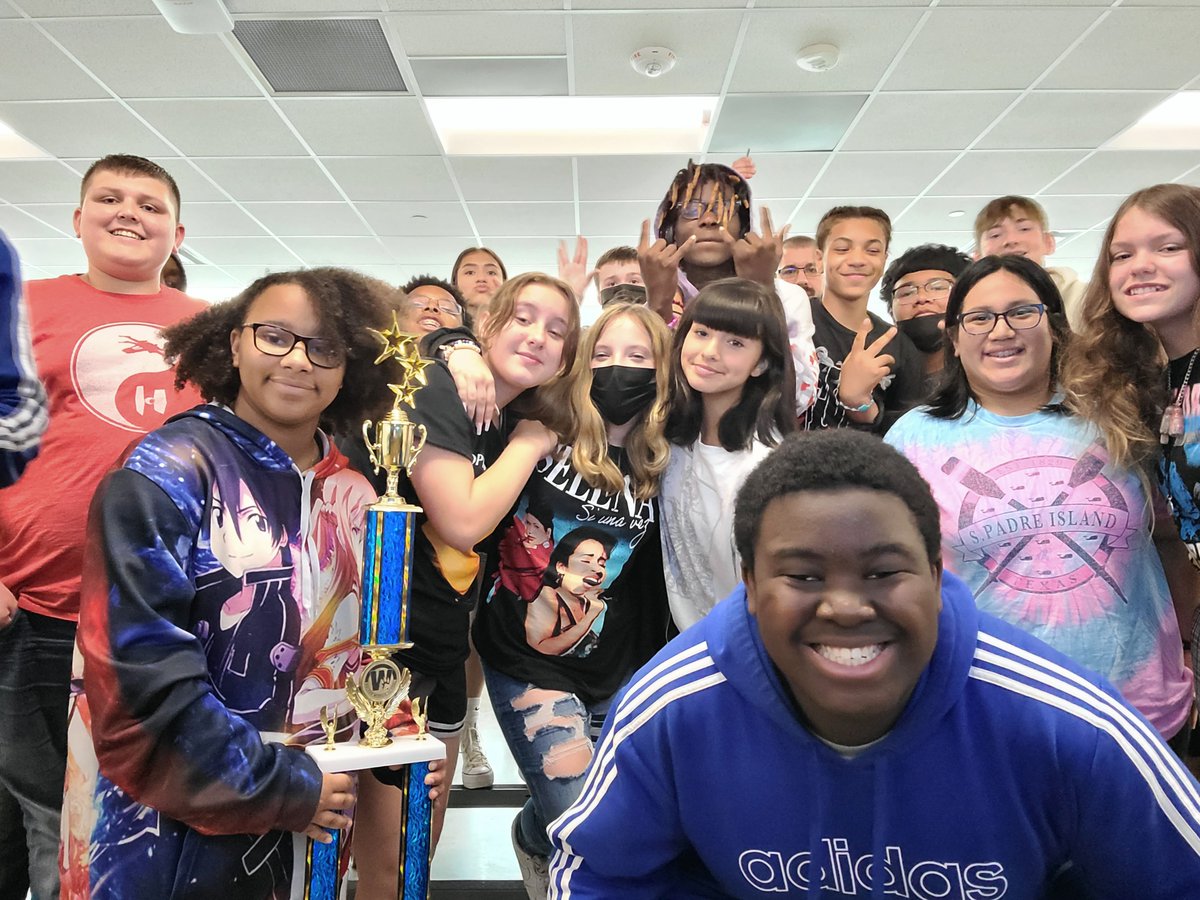 walker_leisd's tweet photo. Congrats, to Mr. Gomez's classes who won this years Science STAAR Wars!! #GoScienceGo @leisd @LEISDScience1 https://t.co/AgOh4YpS6J