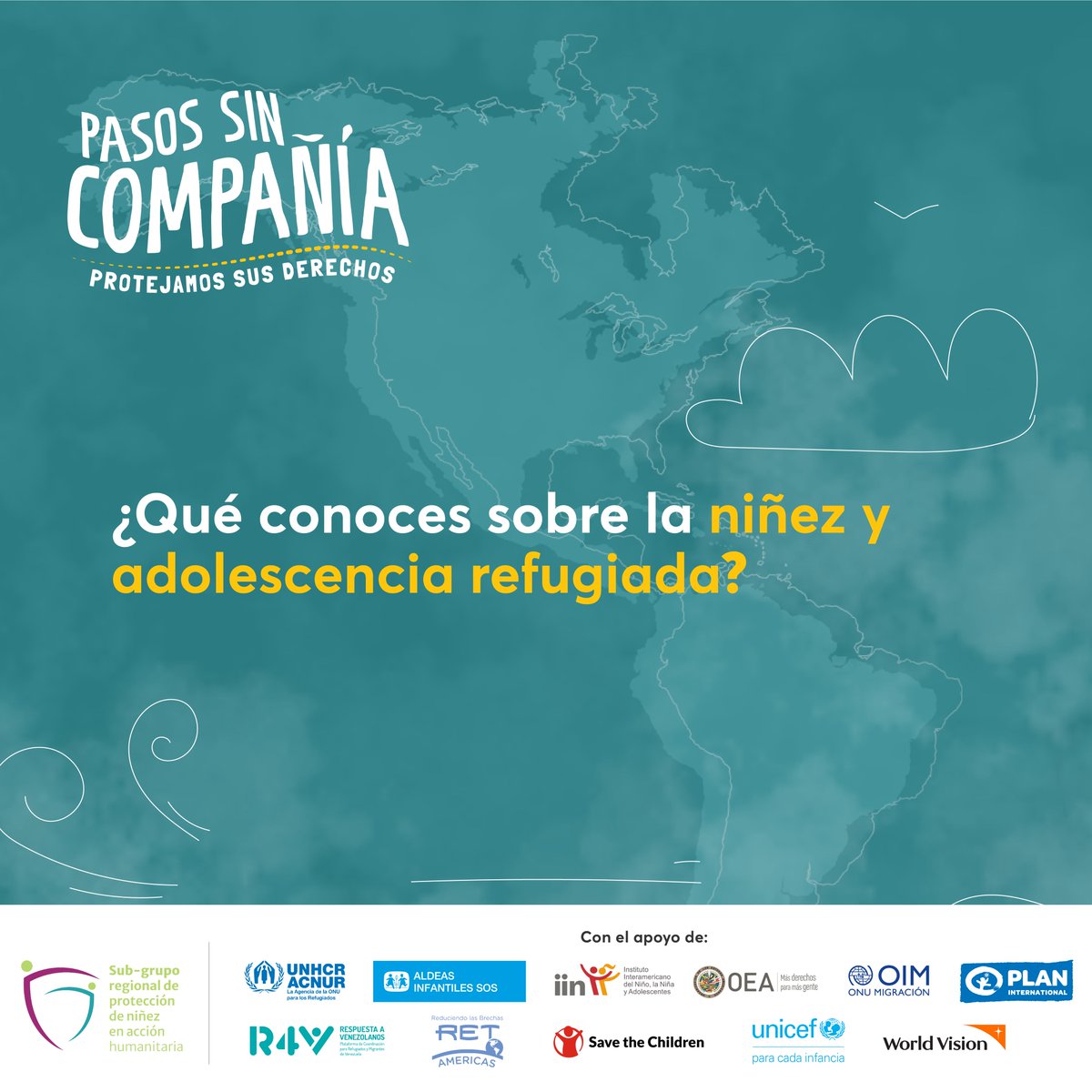 comonacido's tweet photo. Cada vez más niñas, niños y adolescentes de Latinoamérica y el Caribe dejan sus países de origen por encontrarse en situaciones de violencia o amenazas hacia ellos y sus familias, convirtiéndose en refugiadas o refugiados en países vecinos. 
¡Garanticemos sus derechos! https://t.co/XqRANnKZqr
