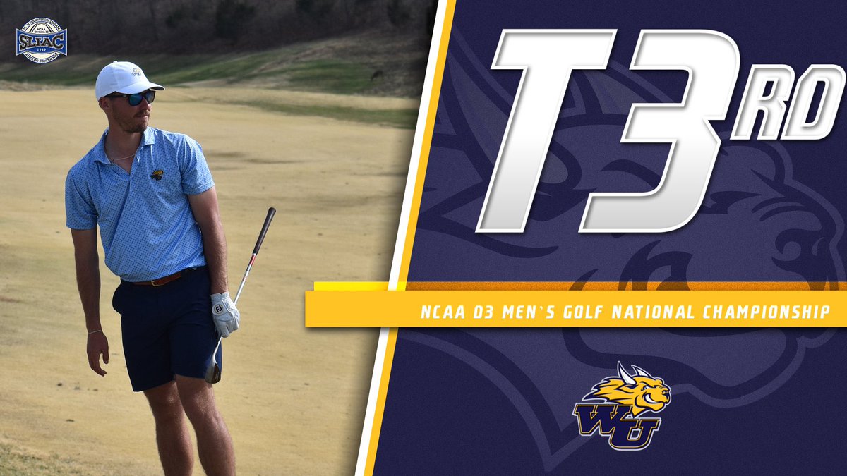 Will Hocker shot a 70 (-2) in the third round of the D3 National Championships and is tied for 3rd place heading into the final round! He is just two strokes back of the lead! <a href="/WebsterUNews/">WebsterU News</a> <a href="/gorlokgolf/">Webster Golf</a> <a href="/SLIAC/">SLIAC</a> 

#LokNation