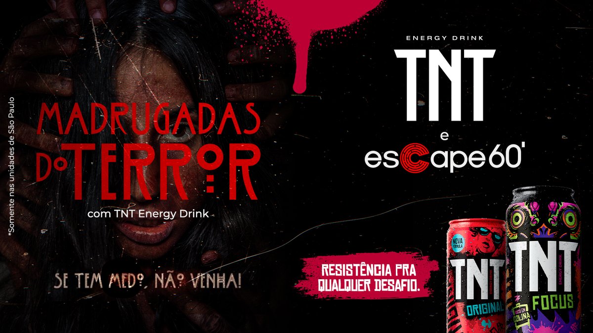 energydrinktnt's tweet photo. Quanto maior o desafio, maior a nossa resistência! Aqui tem energia e foco pra superar qualquer enigma do @Escape60Oficial 😱 #VemproEscape60 #PodeVir 😎 https://t.co/XhQF5aG8dl