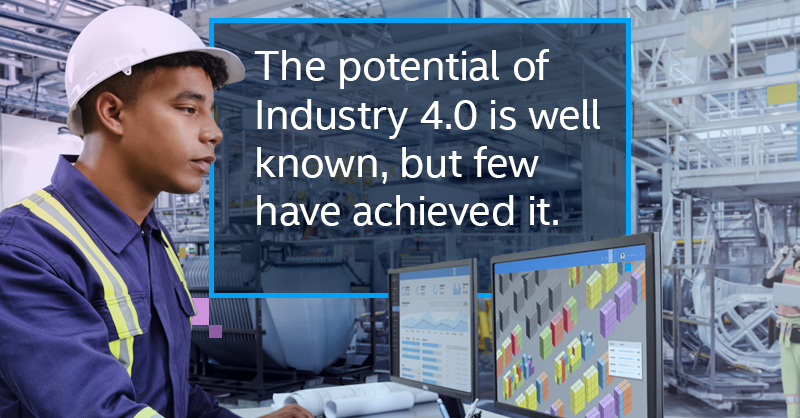 Intel5GNetworks's tweet photo. Programmable infrastructure and the Intelligent #Edge can advance smart factory operations regardless of where you are in your #digitaltransformation. Watch @intel_christine's #IntelON panel on improving business results by deploying #IoT and edge applications.