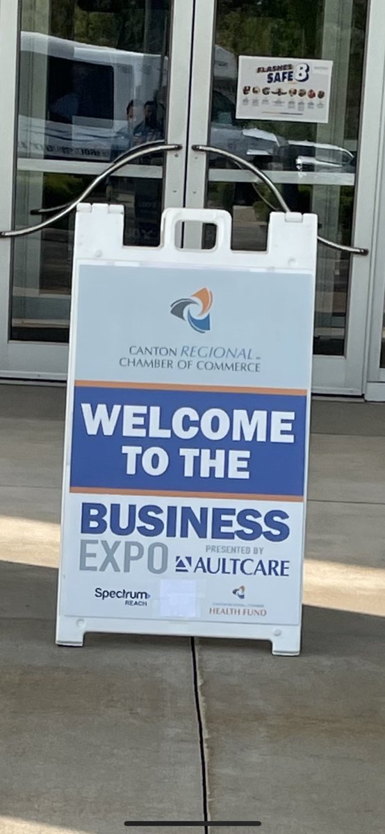 Had a great time networking this evening at the Canton Regional Chamber of Commerce Business Expo!