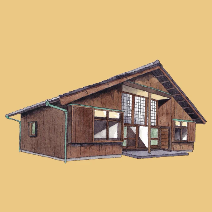 これまで描いた建築たち。

自由学園明日館
三鷹天命反転住宅
前川國男邸
中銀カプセルタワービル 