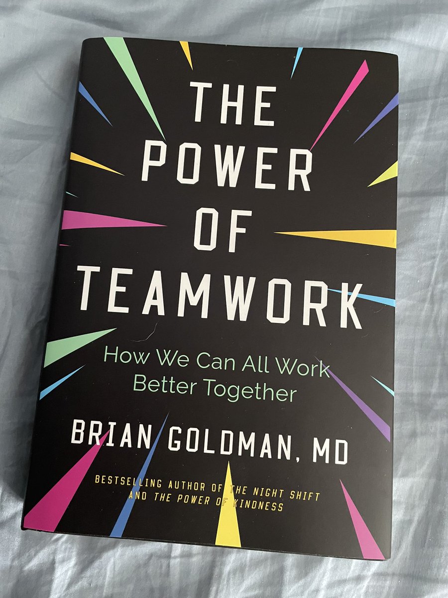 TheSGEM's tweet photo. Thank you @NightShiftMD for writing the wonderful book on the power of teamwork. Go Team!!! https://t.co/iuDiTLQmZi