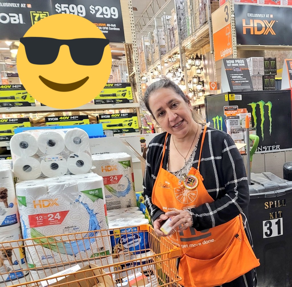 StephVasquezSA's tweet photo. #AssociateHighlight goes out to Christina who is always willing to help out wherever needed and helped out recently with inventory. Great job ma'am! #BeingGreatAt6588 @THD_MikeMinuto @SMaurice2 @KaliTerryTHD @HDapm137 https://t.co/JXObkodtO2