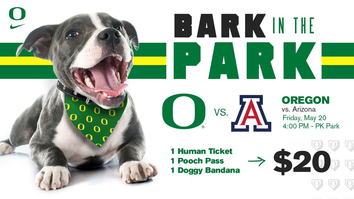 OregonBaseball's tweet photo. ๐๐ซ๐ข๐ง๐ ๐๐จ๐ฎ๐ซ ๐๐๐ฌ๐ญ ๐
๐ซ๐ข๐๐ง๐ ๐๐จ ๐๐ ๐๐๐ซ๐ค ๐ง๐๐ฑ๐ญ ๐
๐ซ๐ข๐๐๐ฒ๐ถ
One week away from our final home series of the regular season and 1 week away from Bark in the Park.
Get your tickets now ๐https://t.co/F7ojzBh2gC
#GoDucks | #SeeYouAtPK | #RoofRoof https://t.co/eXREXG43rc