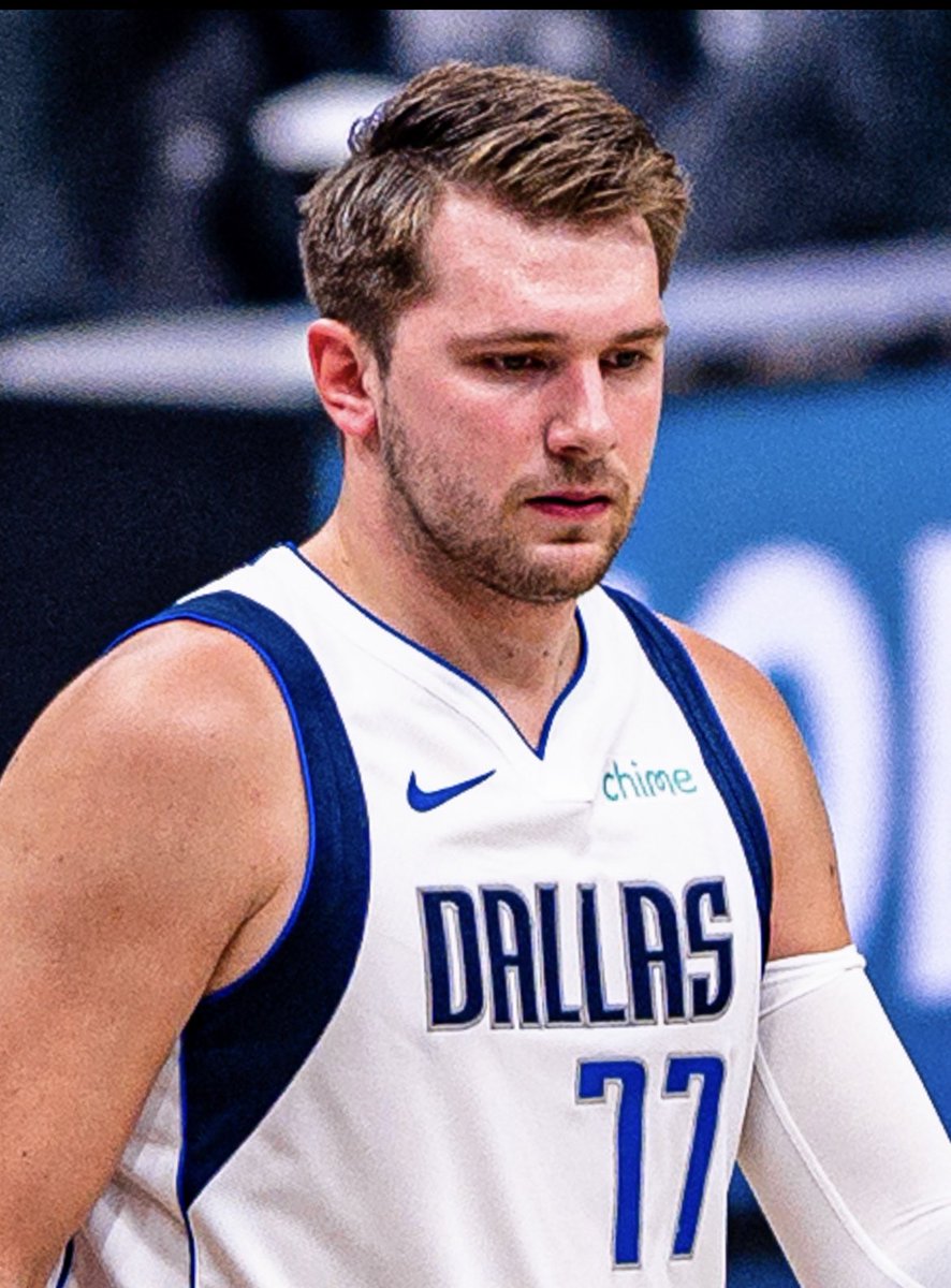 To me Luka Doncic looks like he got passed over for the shift manager position at a Wingstop