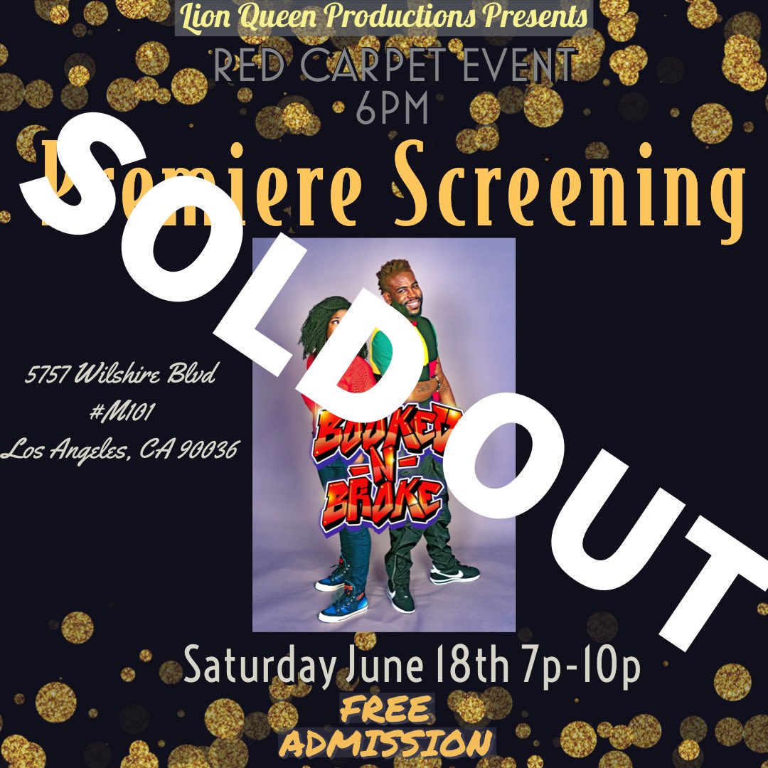 LionQueenTvFilm's tweet photo. #Humbled 🙌🏾 #LAScreening #BookedNBroke #Sitcom #BlackCreatives #Writers #Directors #RootingForEverybodyBlack #JuneteenthCelebration https://t.co/mBi10yzaGo