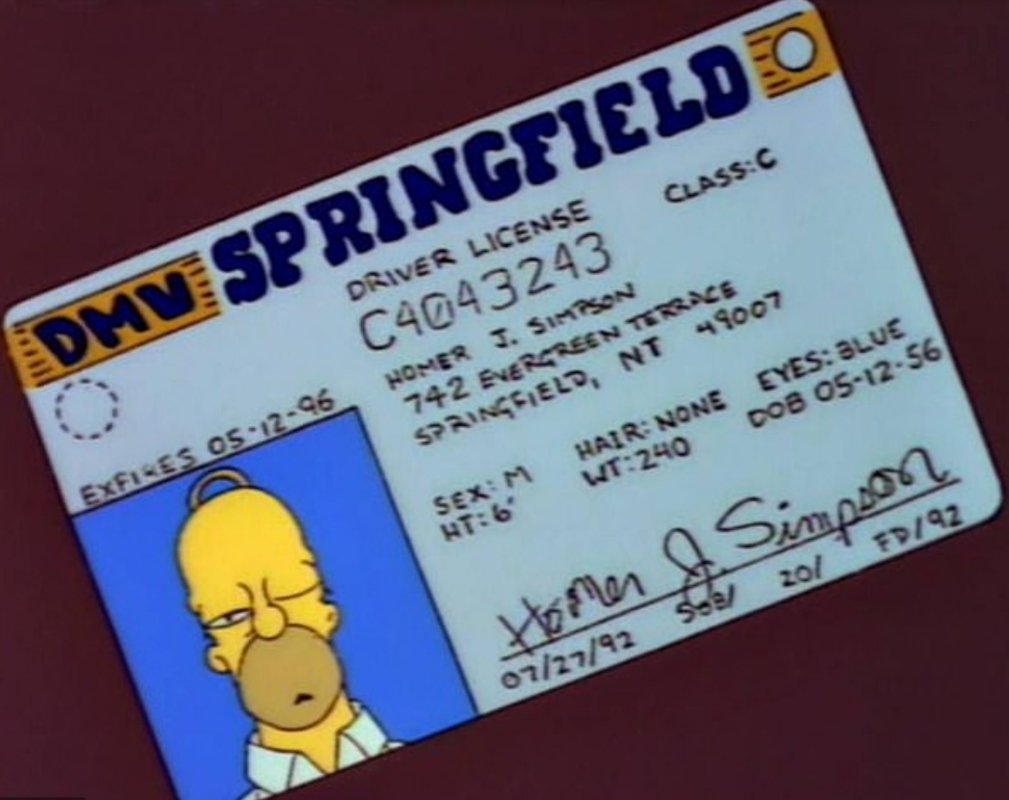Happy birthday Homer Simpson! 