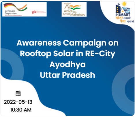 ISMARTIndia's tweet photo. Stay tuned to know more about upcoming campaigns in Ayodhya city, Uttar Pradesh.

@giz_gmbh @giz_india @mnreindia @Deloitte @UPNEDA_Agency 
@vipin_slevin @Shatrughan86 @PulkitDhingra10 https://t.co/sqhuVUKUxX