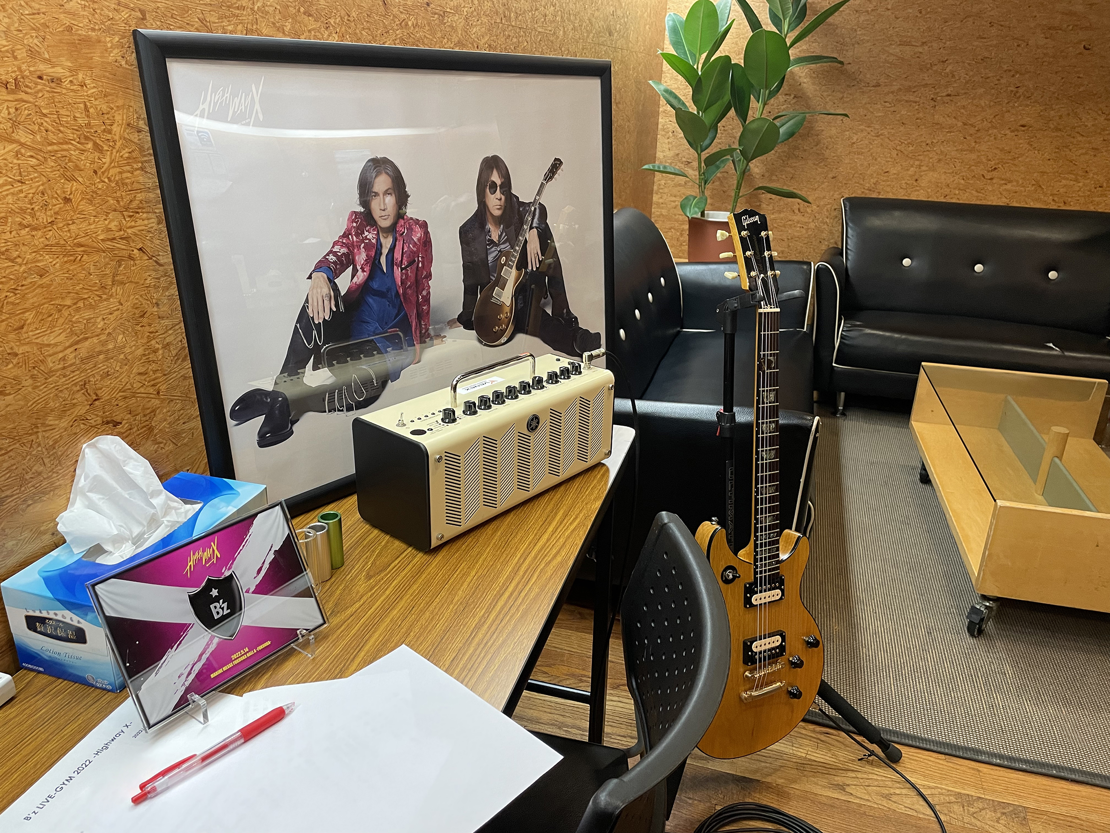 B’z HighwayX 2022 楽屋プレート レプリカ 6/12愛媛 B'z HighwayX 2022 楽屋プレート レプリカ 6/12愛媛 B'z HighwayX 楽屋