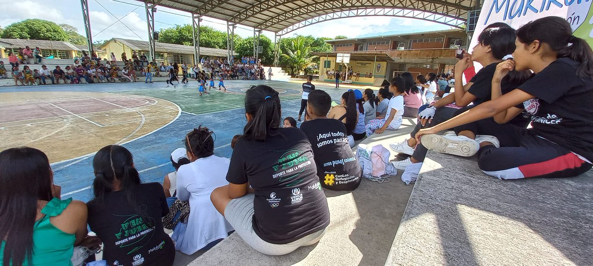 Ven y Juega, deporte para la protección de niños, niñas y adolescentes, hace presencia en el Festival Deportivo Infantil, en el marco del Aniversario 110 del municipio de Puerto Asís. 
#VenYJuega #DeporteParaLaProtecciónDeNNA #DeporteParaLaPaz #DeporteParaLaIntegracion 🏀🥇
