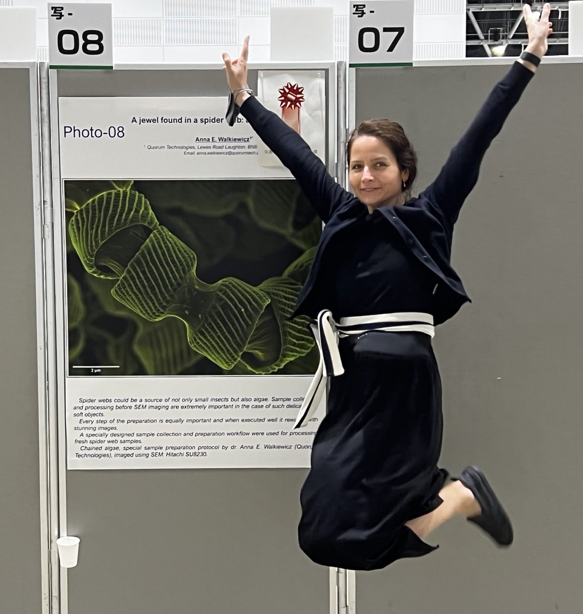 Tony Larkin (@tonylarkin_au) on Twitter photo Congratulations to Anna Walkiewicz, <a href="/Quorum_UK/">Quorum Technologies</a> application specialist, for winning first place in the image competition at the 78th meeting of the Japan Society of Microscopy in Fukushima. As you can see, she’s quite happy about it and deservedly so! Congratulations to Anna Walkiewicz, <a href="/Quorum_UK/">Quorum Technologies</a> application specialist, for winning first place in the image competition at the 78th meeting of the Japan Society of Microscopy in Fukushima. As you can see, she’s quite happy about it and deservedly so!