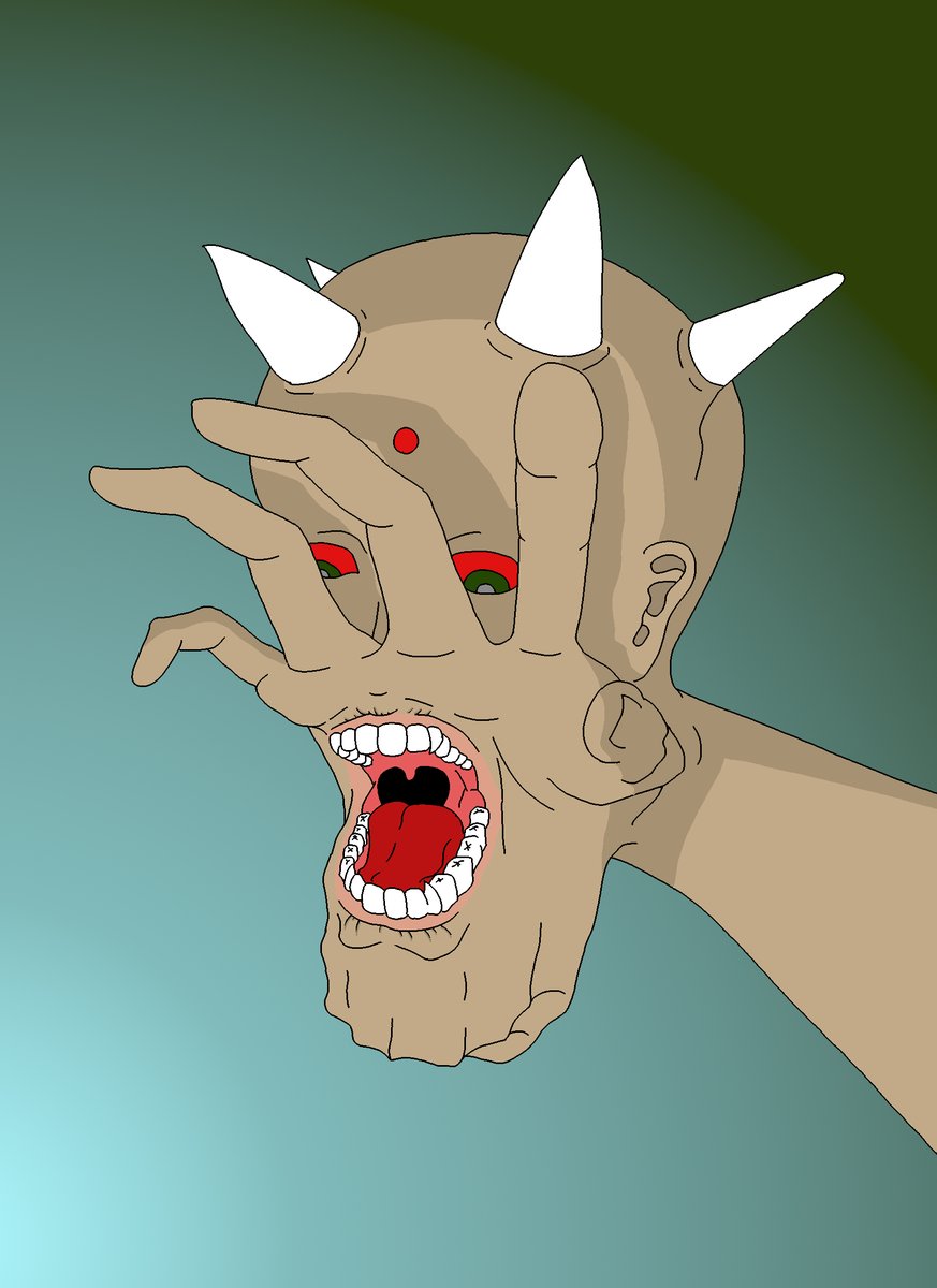 AppleBearing's tweet photo. 未来のホリパッド
#鬼　#demon　#HORIPAD　#手 https://t.co/rAtP152tvR