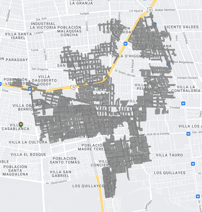 [19:15] Registramos #CorteDeEnergía en sectores desde Av. Santa Rosa hasta Perú en las comunas de La Granja y La Florida. Informaremos avances y tiempos de normalización por este medio. Si necesitas generar un reporte escríbenos al WhatsApp +56994447606.