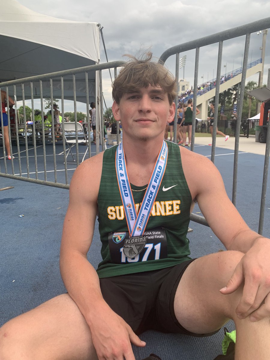 Congrats Garrison Beach 4th Place 110 HH  2022 FHSAA State Championships
