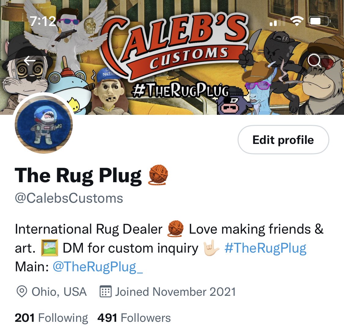 Hey you 🫵🏼 yeah you. Check out my rug page one time! I have some HUGE things coming &amp; I don’t think you’ll wanna miss this. 🧶❤️‍🔥 #CardanoCommunity #TheRugPlug