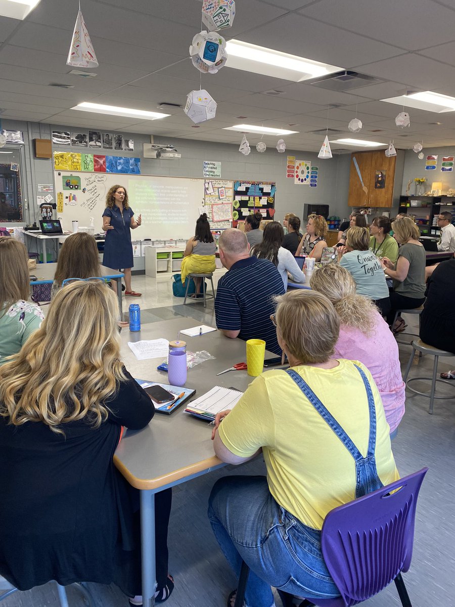 renathunderhawk's tweet photo. Today @MapleWarriors learned with @JHaistings about the importance of manipulative and math games to kick off next school year. It was a great day! @DollAshley #warriorscreate https://t.co/Q9du7NNeI9