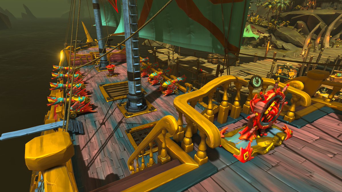 LukeVonDoom's tweet photo. New costume! New weapons and equipment!! New Ship set!!! And finally *takes huge breath in* POCKET PET RATS N CRABS!!!! Twas one of the best Thursdays ever! Thank u Rare and Sea of Thieves!!! 

@SeaOfThieves #SeaOfThieves #SoTShot @RareLtd https://t.co/VXUrfXg9SF