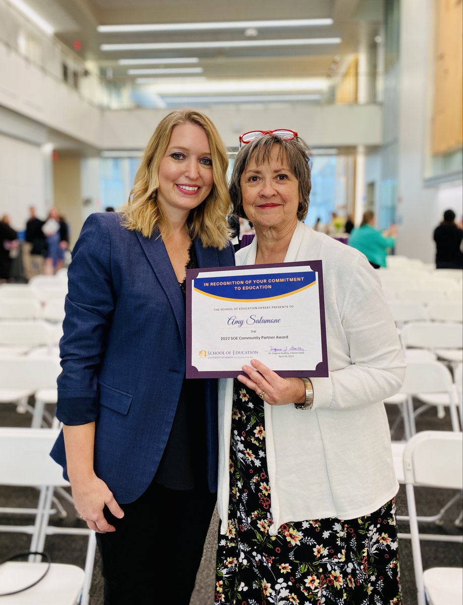 CapDistWP's tweet photo. Congratulations to Amy Salamone for receiving a UAlbany School of Education Community Partner Award! Through her remarkable intelligence, charismatic collegiality, and tenacious spirit, Amy has made outstanding contributions to UAlbany's Capital District Writing Project. https://t.co/wPepPWWH8X