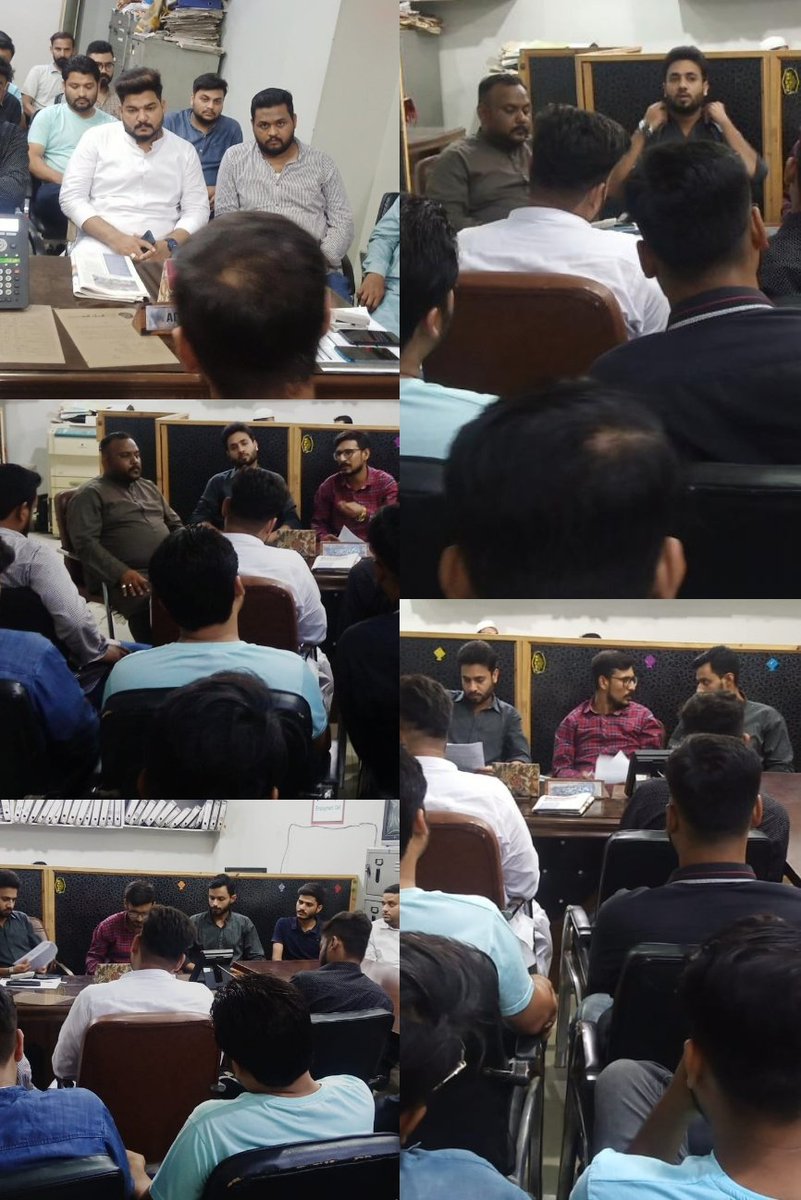 APMSO_SecB's tweet photo. آج بروز جمعرات انچارج اے پی ایم ایس او ثاقب اعجاز بھائی و اراکینِ مرکزی کمیٹی نے کراچی کے تمام سیکٹر آرگنائزرز اور جوائنٹ سیکٹر آرگنائزرز کی میٹنگ لی، ثاقب اعجاز بھائی نے آنے والے بلدیاتی انتخابات اور یومِ تاسیس 11 جون کے حوالے سے تمام سیکٹرز میں کام کو مزید تیز کرنے کی ہدایت دی https://t.co/djAMELc0EK