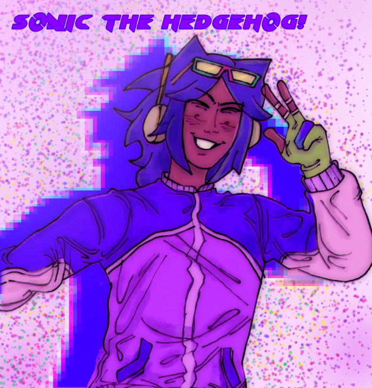 axseop's tweet photo. i did the grey scale challenge i was just too good at color rembering!! THIS IS FOR MYBF BTW @Pebblesoupss #SonicTheHedgehog #sonic #sonicfanart #SonicTheHedgehogFanart https://t.co/AlcnxgE1Gc