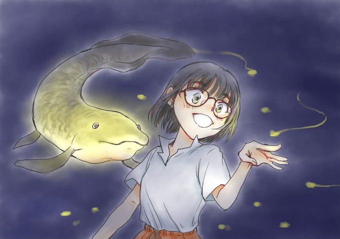 #みなさん去年の今頃はどんな絵描いてましたか
このタグで振り返ってみて、思い出した。もうしばらくしたらホタル見に行こう。 