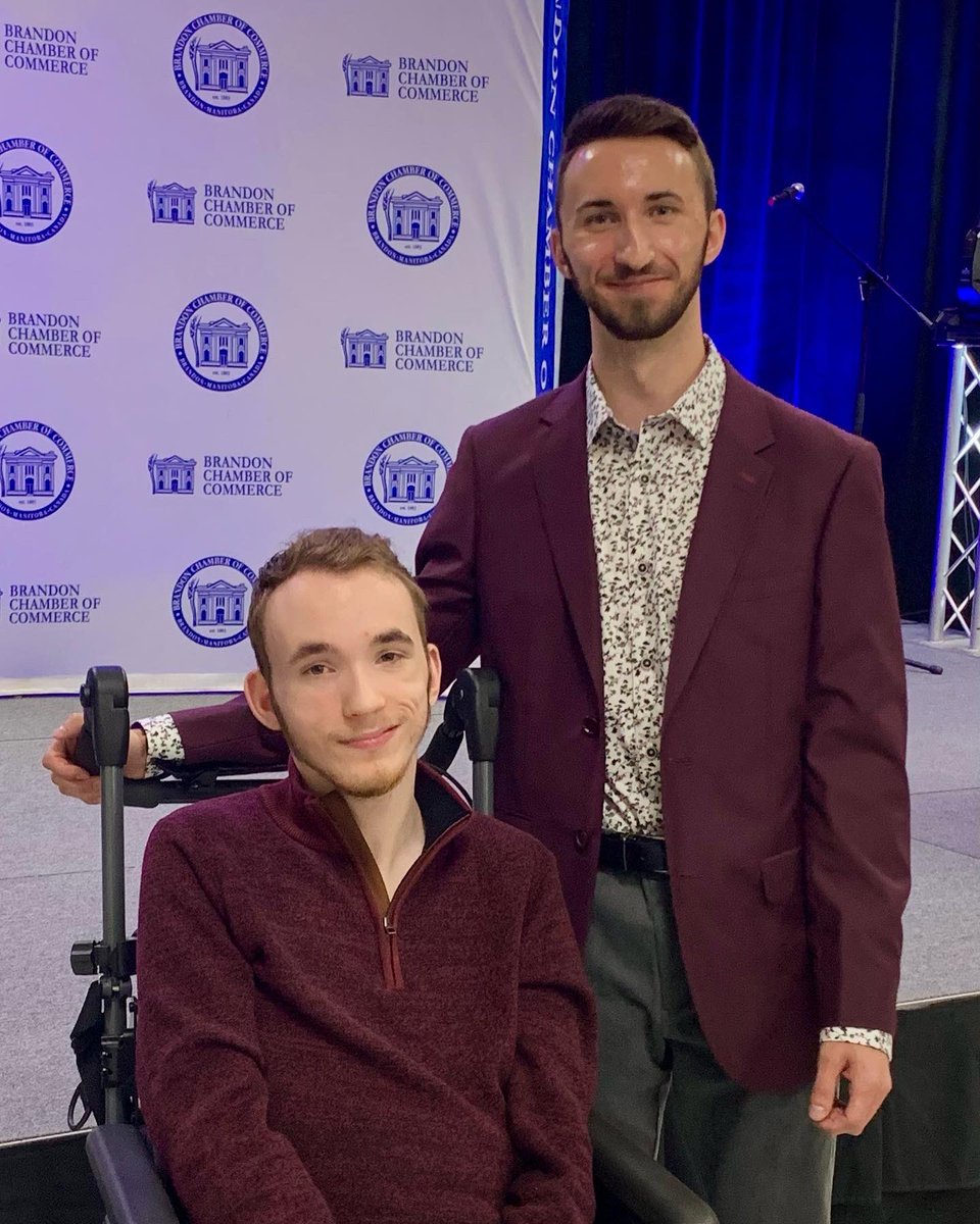KarenChrest's tweet image. Our boys were in attendance for their dad’s final @BdnChamber State of the City address today. Proud but bittersweet moments for our family 🥰 #bdnmb