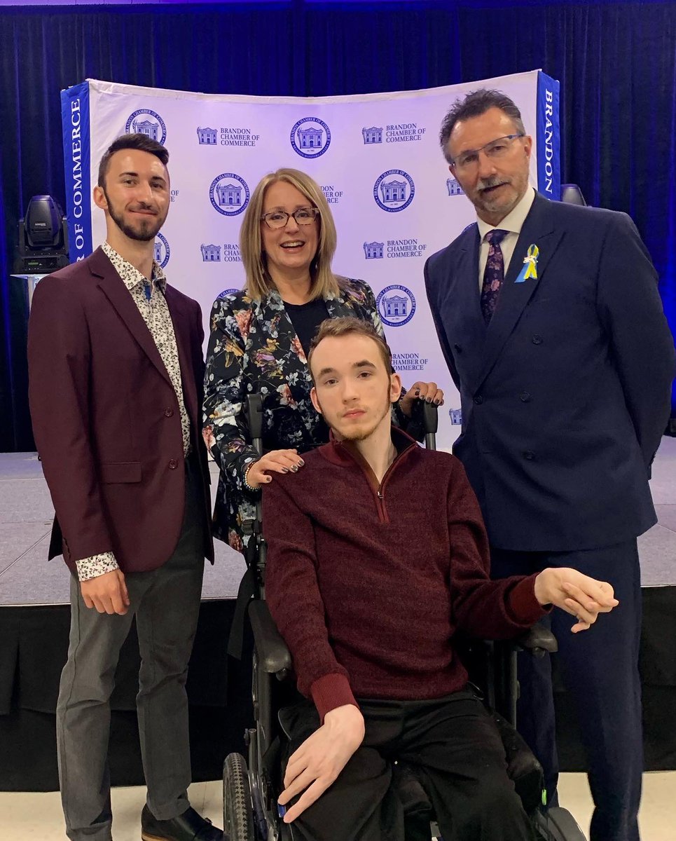 KarenChrest's tweet image. Our boys were in attendance for their dad’s final @BdnChamber State of the City address today. Proud but bittersweet moments for our family 🥰 #bdnmb