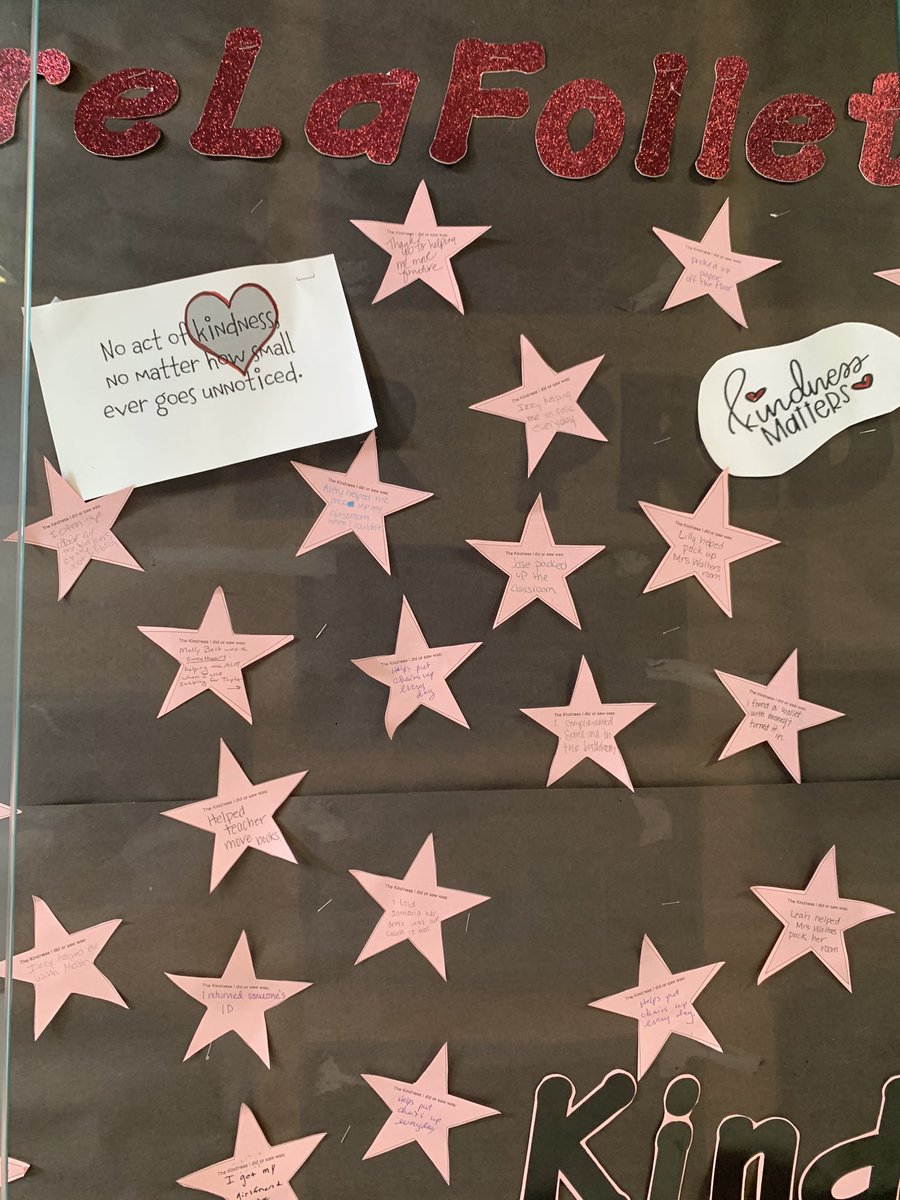 Kindness is growing <a href="/LHS_Lancers/">La Follette High School</a>!  #WeAreLaFollette #KindnessMatters