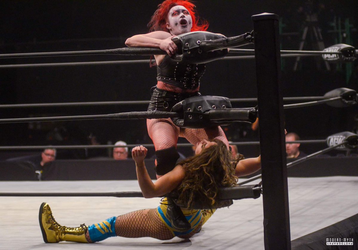 _ModernMyth_'s tweet photo. Since everyone is digging the @abadon_AEW shots here are a few others... #DeathClub #GraveRobbingUSA #ModernMythPhotography https://t.co/9m8p0fPfhL