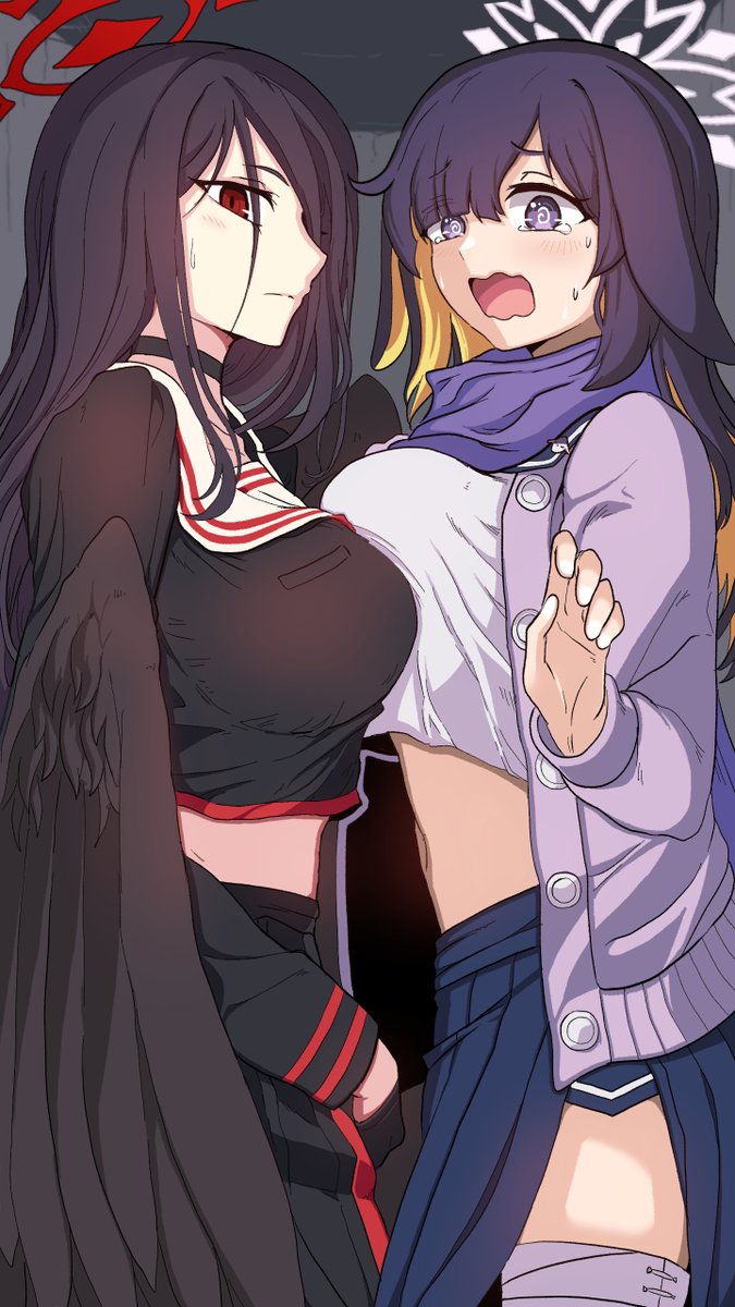 羽川ハスミ 「헤일로 추가본 #ブルアカ 」|여울사냥꾼のイラスト