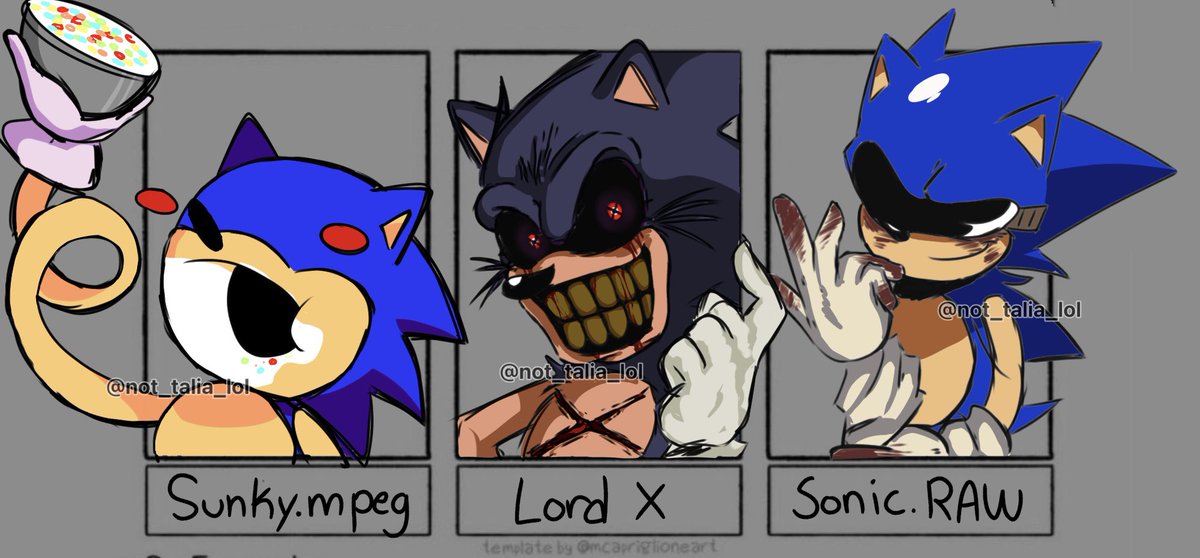 CARTOON_CAT on X: Vs Sonic.exe 3.0 If It doesn't have drama #FNF #sonicexe   / X