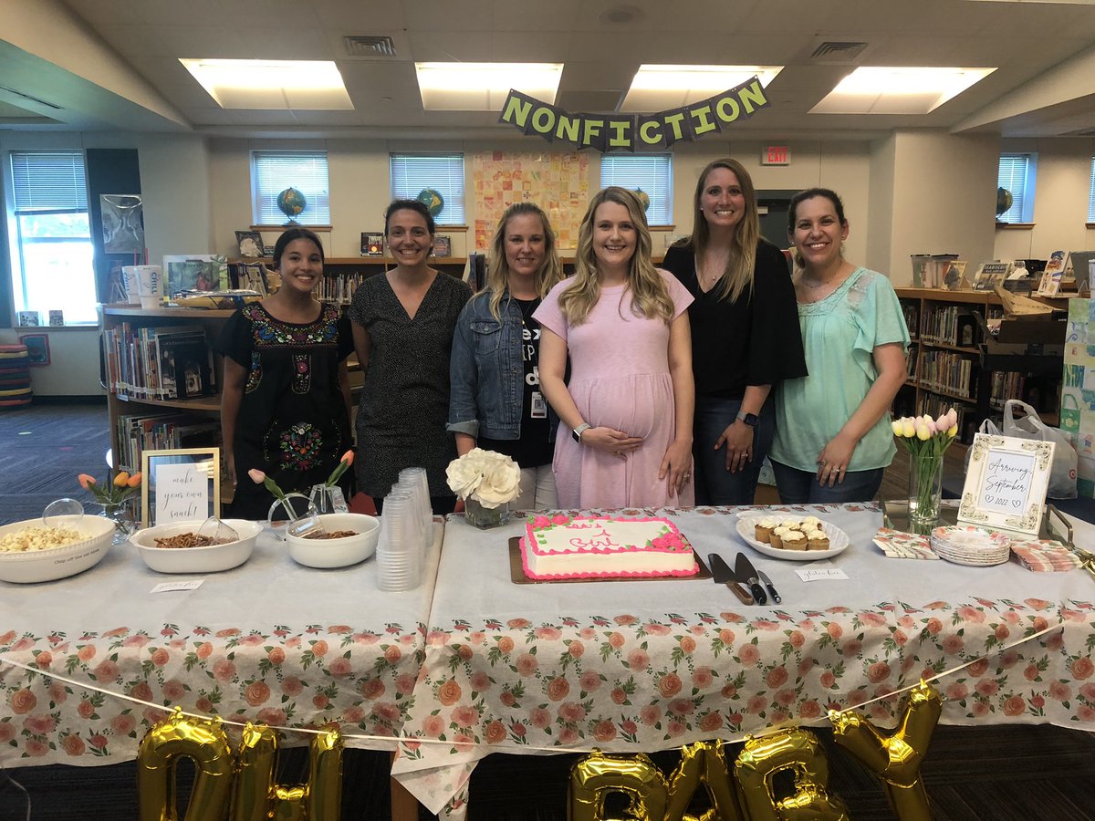 mrsleatherman2's tweet photo. Thankful for the best team who threw me the cutest baby shower today! Baby Leatherman is already so loved💗🌸 #bpecats @BPEWildcats https://t.co/nmjlXGWP9X