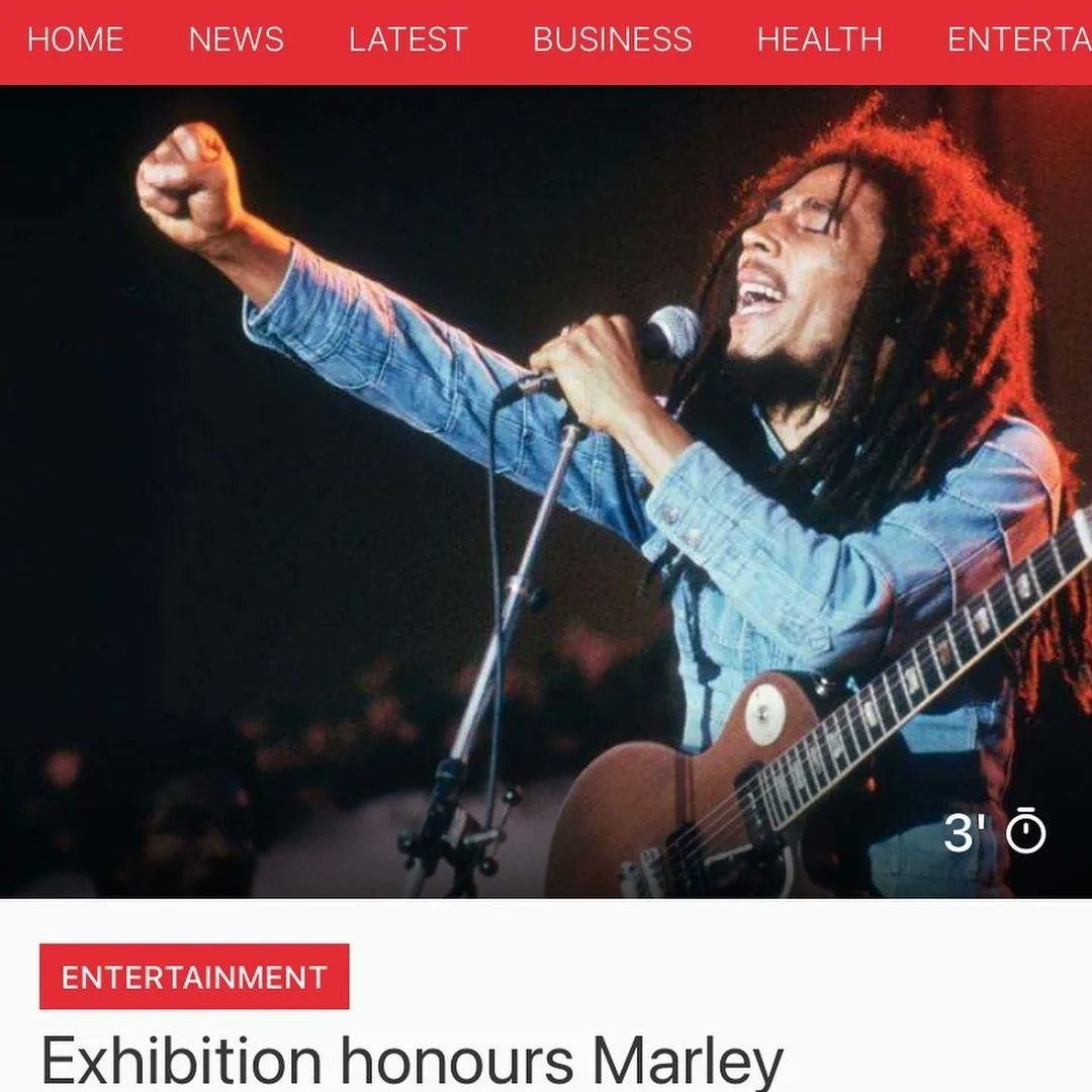 TuffGongINTL's tweet photo. The Roots 77 celebration continues as a new exhibition featuring works inspired by @bobmarley opens at the @bobmarleymuseum
#legendaryexperience #BMM #56hoperoad #BobMarleyMusuem #ReDiscoverJamaica #roots77 https://t.co/TsJfFMKnMt