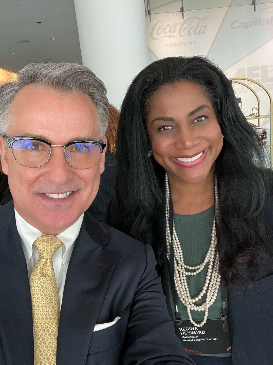 With my beloved friend <a href="/regina_heyward/">Regina Heyward</a> Head of Supplier Diversity
<a href="/massmutual/">MassMutual</a> @NMSDCHQ #50th Minority Business Economic Forum #chicago