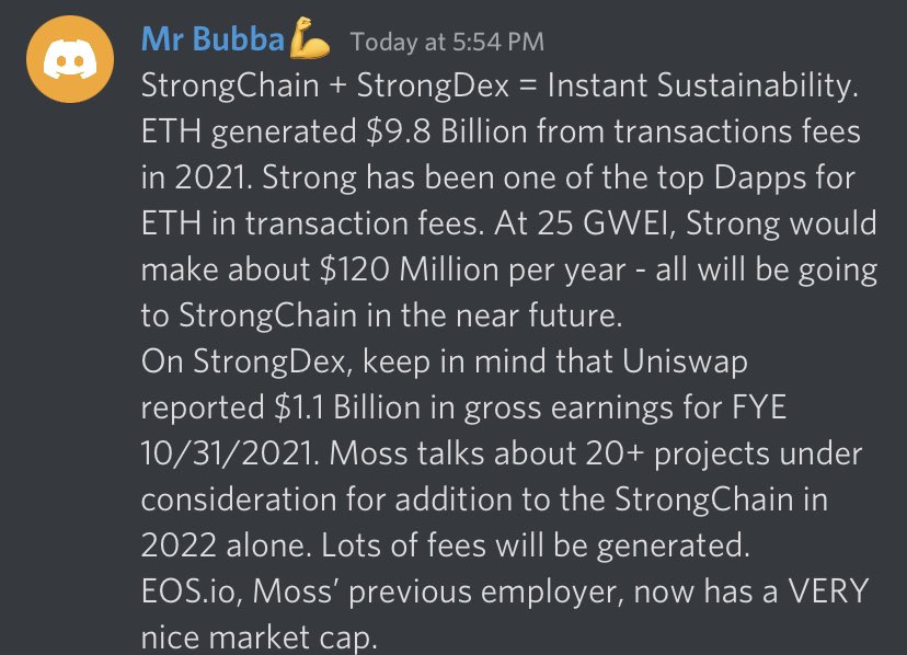 Excited to see what the future of StrongChain will look like🔥

$strong x $strngr

p.s. hope you are doing ok in these markets