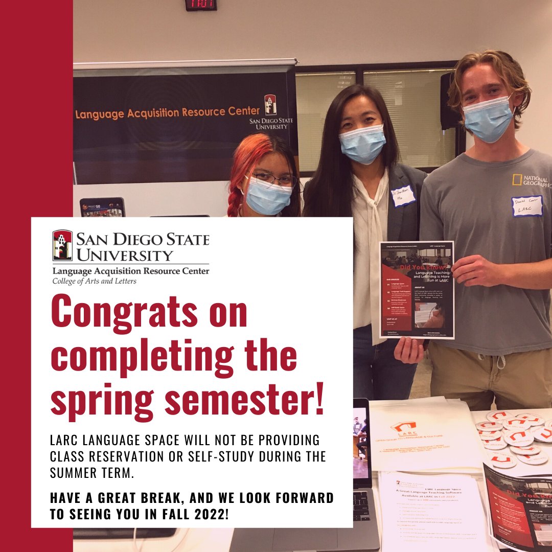 LARC SDSU tweet media