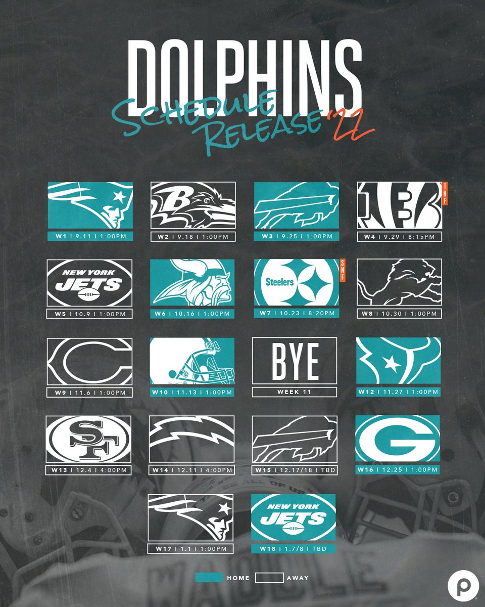 MiamiDolphins's tweet photo. Which games are you going to? 👀 https://t.co/l9bG4VovpZ