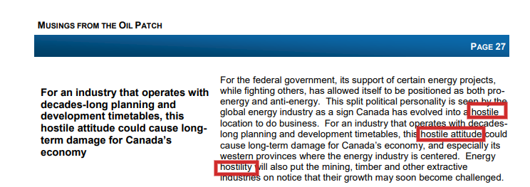 FriendsOScience's tweet photo. @TrueNorthCentre This must have instilled international trust in Canada. https://t.co/xfHEvrESSa So much so that PPHB Energy Bankers of Houston wrote this in "Musings" April 2018. #ClimateLeader #OffTheCliff https://t.co/L09YSson9T