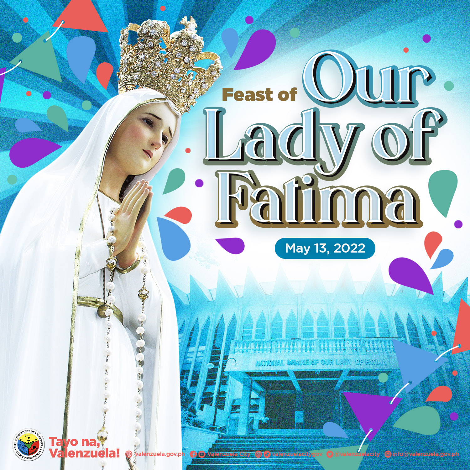 valenzuelacity on Twitter "“Our Lady of Fatima, pray for us!” Today
