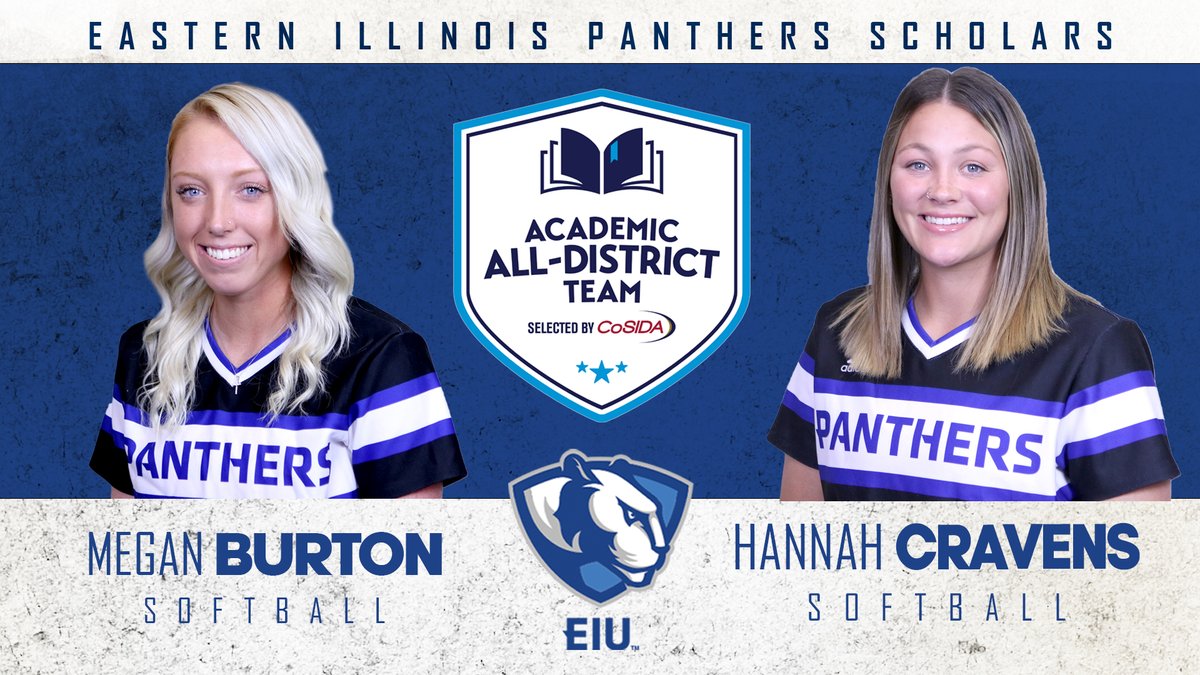 Megan Burton and Hannah Cravens from <a href="/EIU_Softball/">Eastern Illinois Softball</a> both were named to the <a href="/CoSIDAnews/">College Sports Communicators</a> Academic All-District V team on Thursday...

Burton (4.0 GPA) and Cravens (3.94) GPA both ended their careers on Wednesday...

Academic Release 🎓🥎⬇️👀
eiupanthers.com/news/2022/5/12…